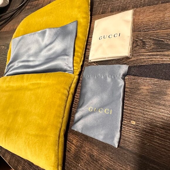 GUCCI Sunglasses with Dangle Hearts & Ltd Edition Case GUCCI Luxury Sunnies NWT - Picture 9 of 16